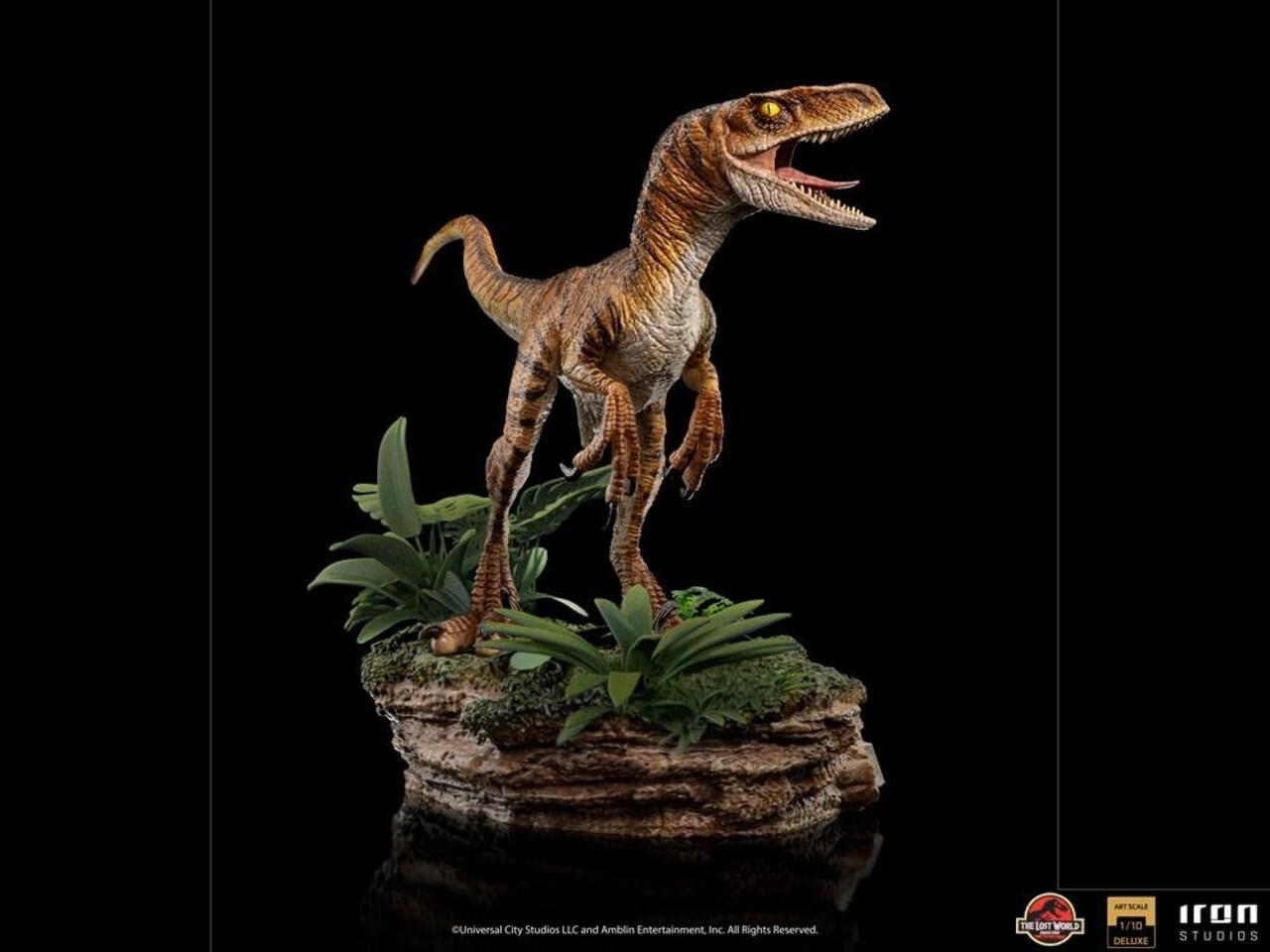 Iron Studios Jurassic World The Lost World Deluxe Art Scale Statue 1/10 Velociraptor 18 cm Iron Studios Jurassic World The Lost World Deluxe Art Scale Statue 1/10 Velociraptor 18 cm