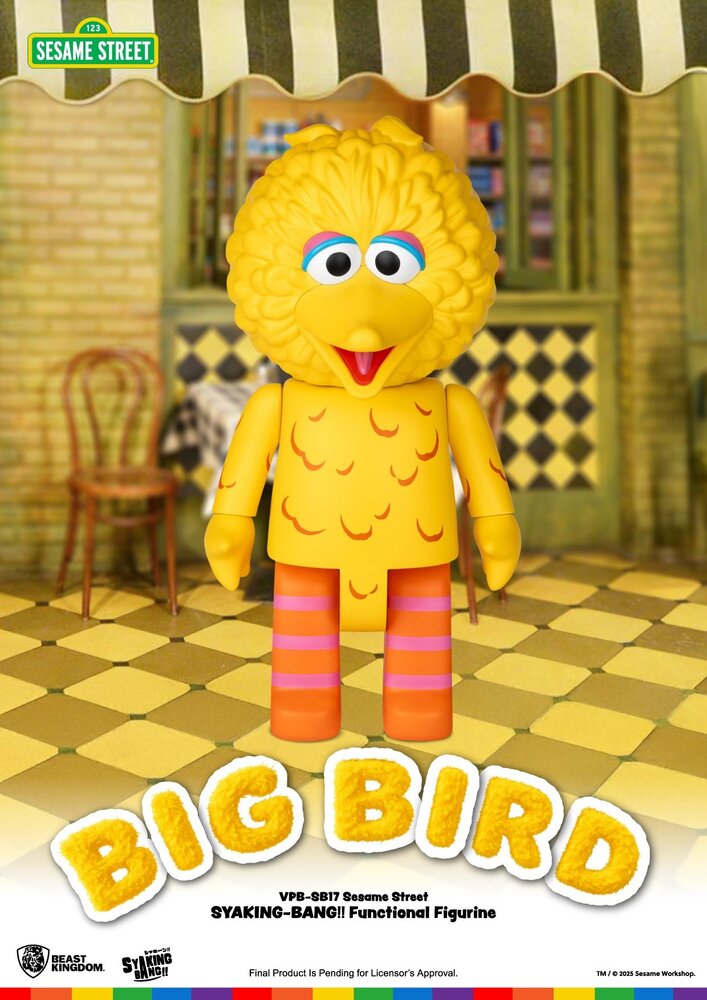 Beast Kingdom Sesame Street Syaking Bang Series PVC coin bank Big Bird 49 cm Beast Kingdom Sesame Street Syaking Bang Series PVC coin bank Big Bird 49 cm