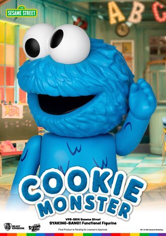 Beast Kingdom Sesame Street Syaking Bang Series PVC coin bank Cookie Monster 47 cm Beast Kingdom Sesame Street Syaking Bang Series PVC coin bank Cookie Monster 47 cm