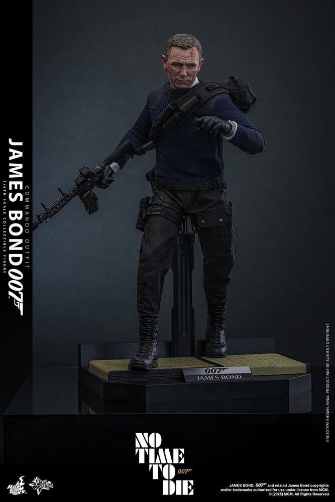 Hot Toys No Time To Die Action Figure 1/6 James Bond (Commando Outfit) Exclusive 30 cm Hot Toys No Time To Die Action Figure 1/6 James Bond (Commando Outfit) Exclusive 30 cm
