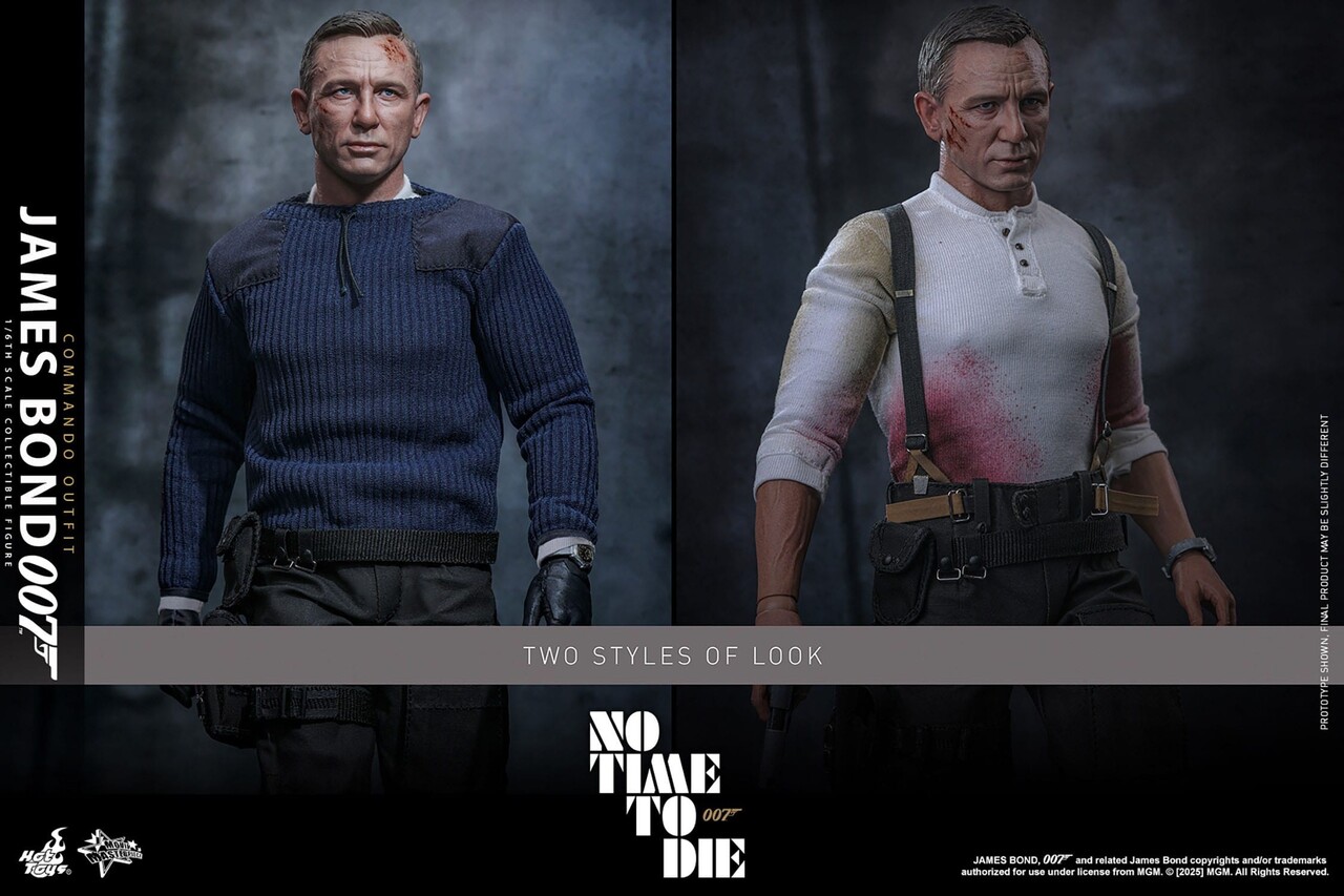 Hot Toys No Time To Die Action Figure 1/6 James Bond (Commando Outfit) Exclusive 30 cm Hot Toys No Time To Die Action Figure 1/6 James Bond (Commando Outfit) Exclusive 30 cm