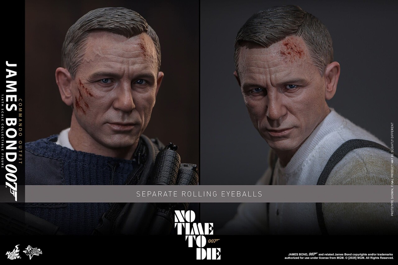 Hot Toys No Time To Die Action Figure 1/6 James Bond (Commando Outfit) Exclusive 30 cm Hot Toys No Time To Die Action Figure 1/6 James Bond (Commando Outfit) Exclusive 30 cm