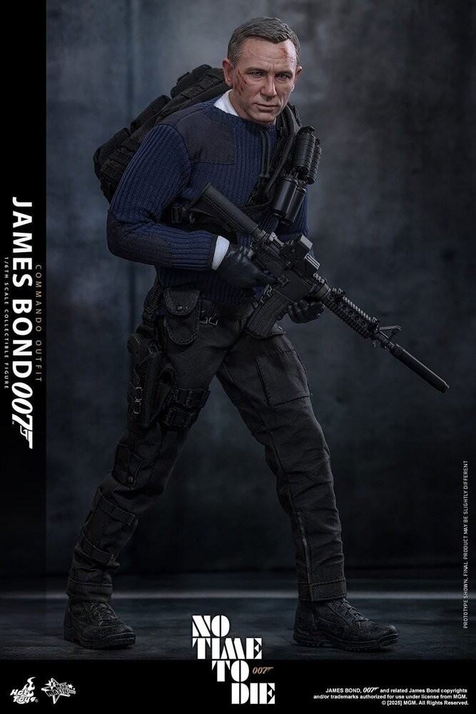 Hot Toys No Time To Die Action Figure 1/6 James Bond (Commando Outfit) Exclusive 30 cm Hot Toys No Time To Die Action Figure 1/6 James Bond (Commando Outfit) Exclusive 30 cm