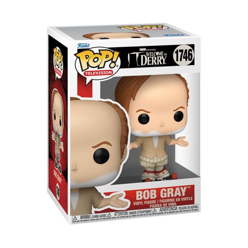 Funko It-Welcome to Derry POP! Plus Vinyl Figure Bob Gray #1746 Funko It-Welcome to Derry POP! Plus Vinyl Figure Bob Gray #1746