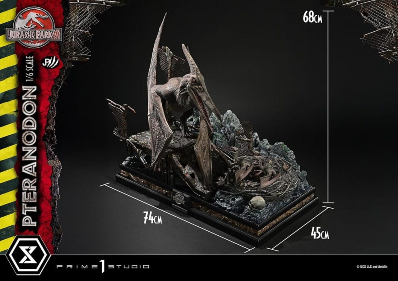 Prime 1 Studio Jurassic Park III Legacy Museum Collection Statue 1/6 Pteranodon 68 cm