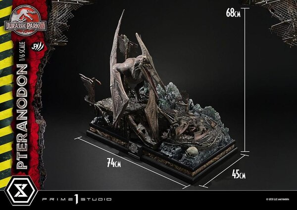 Prime 1 Studio Jurassic Park III Legacy Museum Collection Statue 1/6 Pteranodon 68 cm