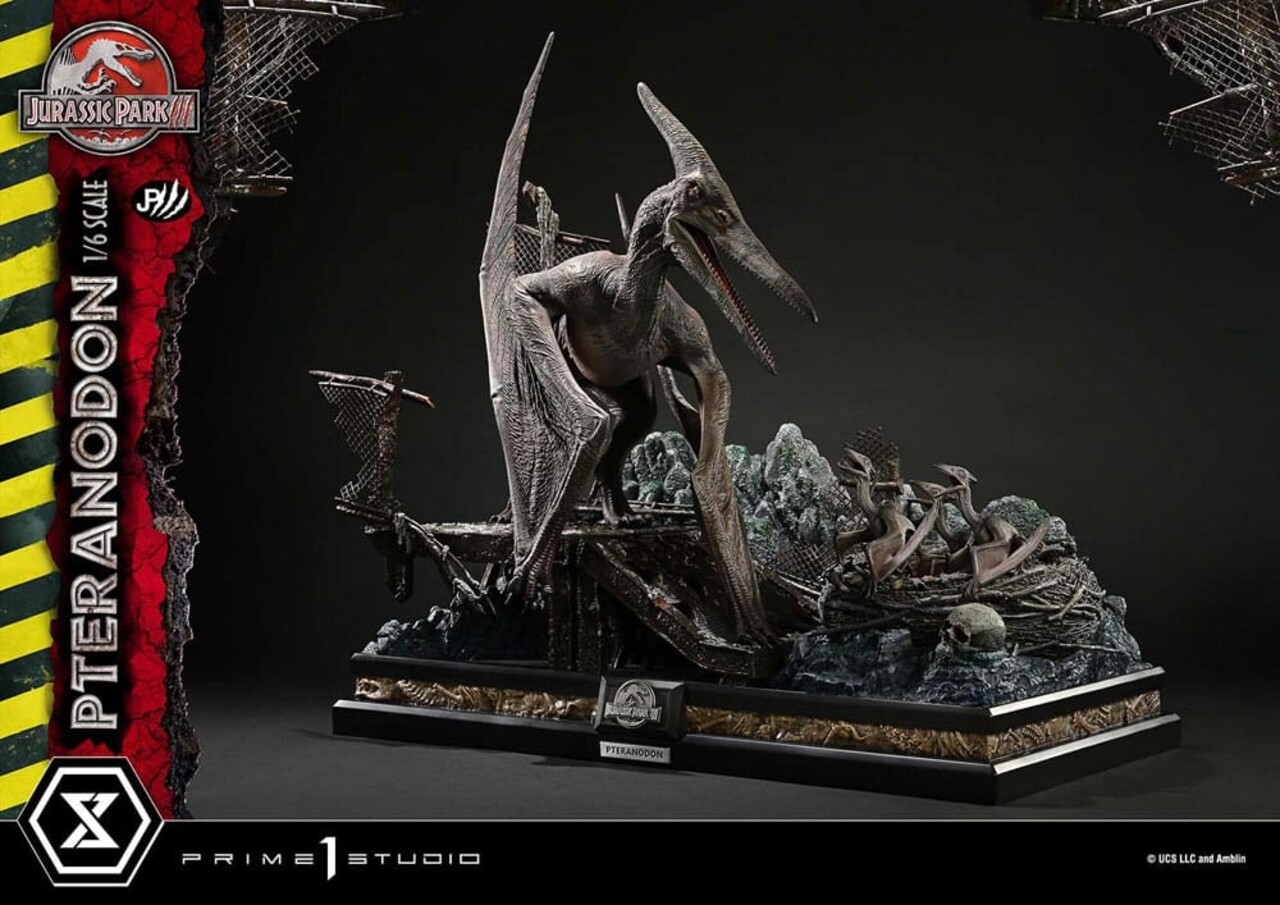 Prime 1 Studio Jurassic Park III Legacy Museum Collection Statue 1/6 Pteranodon Bonus Version 68 cm