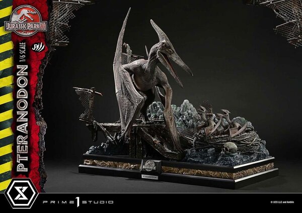 Prime 1 Studio Jurassic Park III Legacy Museum Collection Statue 1/6 Pteranodon Bonus Version 68 cm