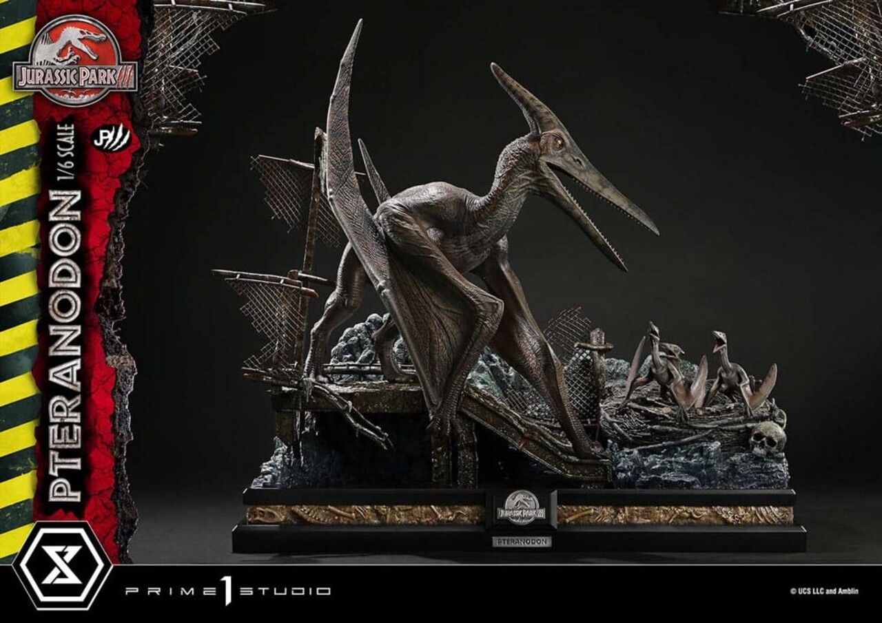 Prime 1 Studio Jurassic Park III Legacy Museum Collection Statue 1/6 Pteranodon Bonus Version 68 cm