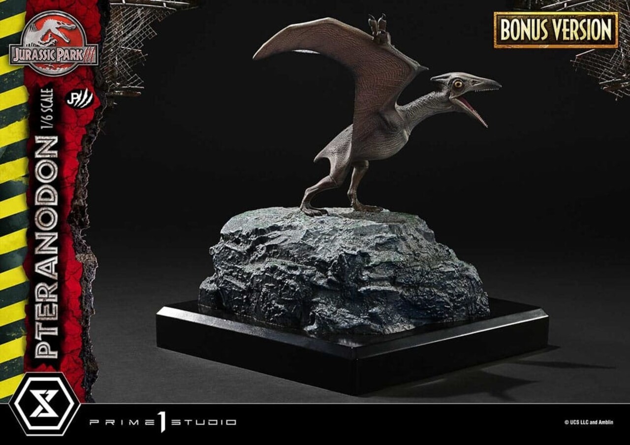 Prime 1 Studio Jurassic Park III Legacy Museum Collection Statue 1/6 Pteranodon Bonus Version 68 cm