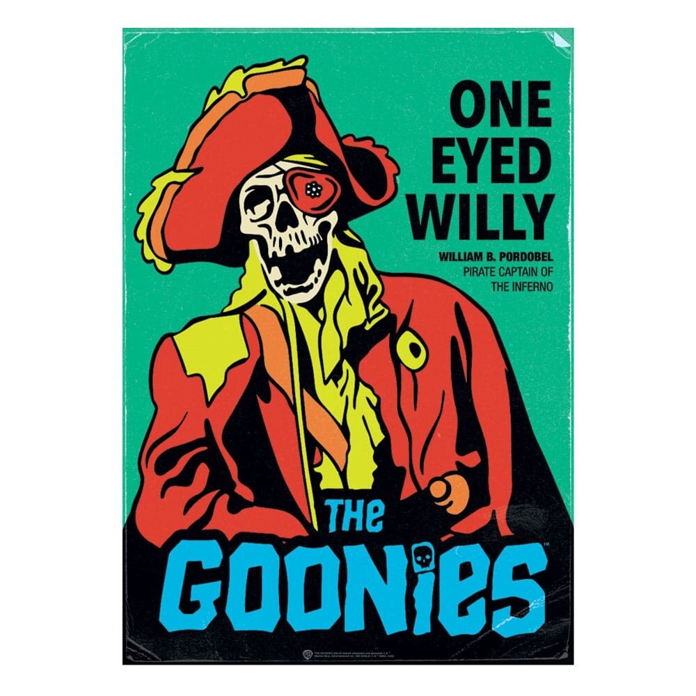 FaNaTtiK The Goonies Art Print 40th Anniversary One Eyed Willy Limited Edition 42 x 30 cm