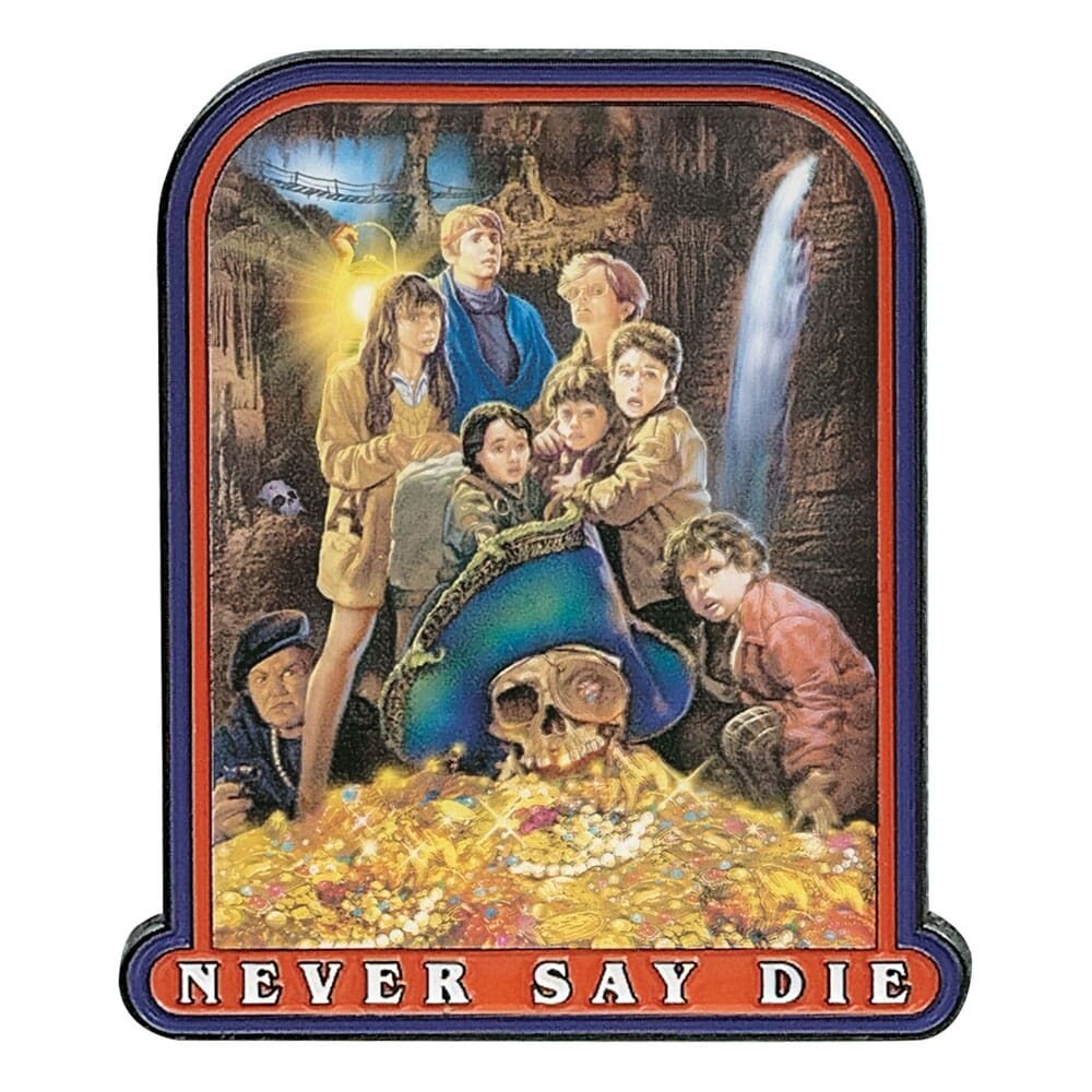 FaNaTtiK The Goonies Pin Badge 40th Anniversary Never Say Die FaNaTtiK The Goonies Pin Badge 40th Anniversary Never Say Die