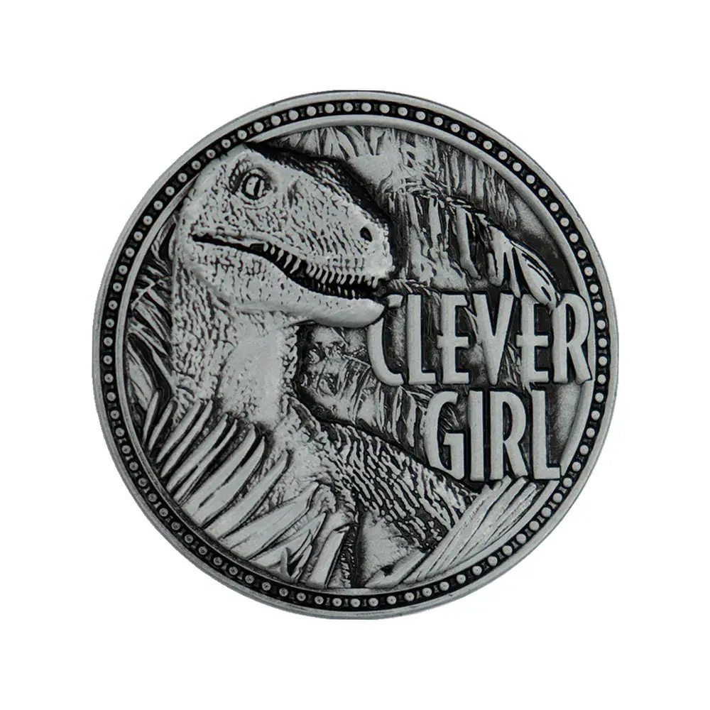 FaNaTtiK Jurassic Park Collectable Coin Velociraptor Limited Edition FaNaTtiK Jurassic Park Collectable Coin Velociraptor Limited Edition