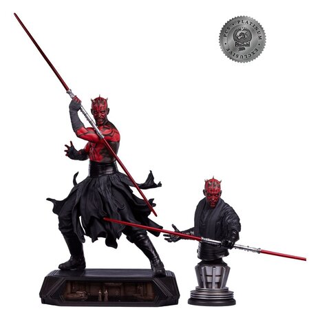 PCS Star Wars Epic Series Statue 1/3 Darth Maul Platinum Exclusive 86 cm
