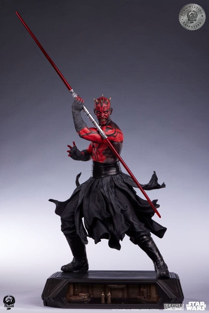 PCS Star Wars Epic Series Statue 1/3 Darth Maul Platinum Exclusive 86 cm