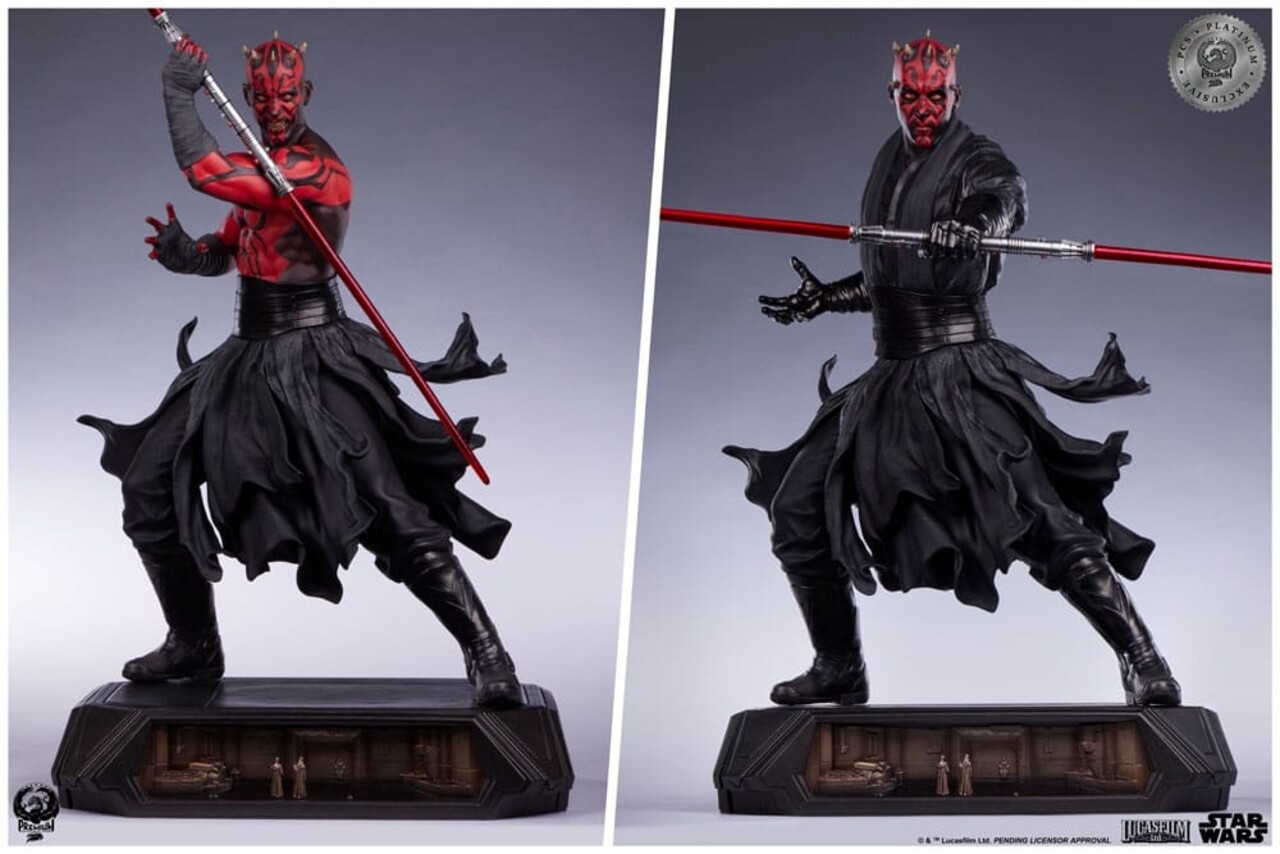 PCS Star Wars Epic Series Statue 1/3 Darth Maul Platinum Exclusive 86 cm