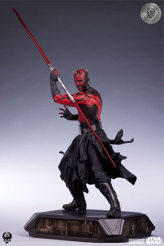 PCS Star Wars Epic Series Statue 1/3 Darth Maul Platinum Exclusive 86 cm