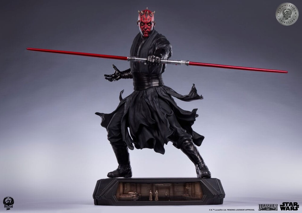 PCS Star Wars Epic Series Statue 1/3 Darth Maul Platinum Exclusive 86 cm