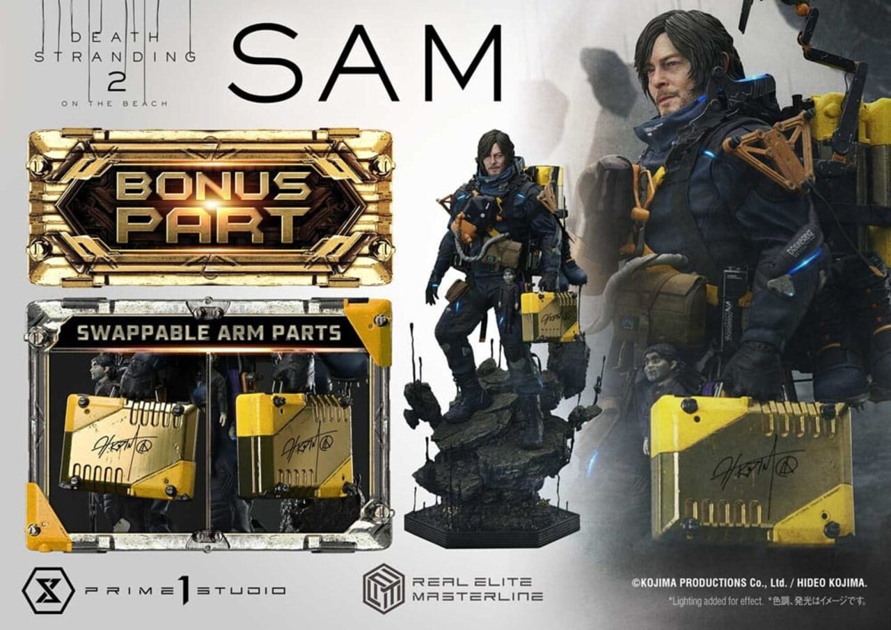 Prime 1 Studio Death Stranding 2: On the Beach Real Elite Masterline Series Statue 1/3 Sam Deluxe Bonus Version 83 cm Prime 1 Studio Death Stranding 2: On the Beach Real Elite Masterline Series Statue 1/3 Sam Deluxe Bonus Version 83 cm