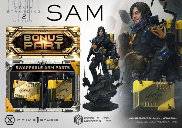 Prime 1 Studio Death Stranding 2: On the Beach Real Elite Masterline Series Statue 1/3 Sam Deluxe Bonus Version 83 cm Prime 1 Studio Death Stranding 2: On the Beach Real Elite Masterline Series Statue 1/3 Sam Deluxe Bonus Version 83 cm