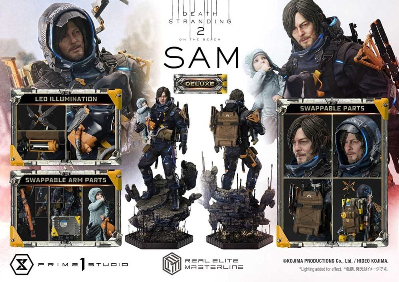 Prime 1 Studio Death Stranding 2: On the Beach Real Elite Masterline Series Statue 1/3 Sam Deluxe Bonus Version 83 cm Prime 1 Studio Death Stranding 2: On the Beach Real Elite Masterline Series Statue 1/3 Sam Deluxe Bonus Version 83 cm