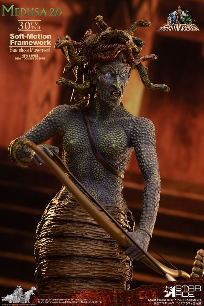 Star Ace Toys Ray Harryhausens Soft-Motion Series Statue Medusa 30 cm Star Ace Toys Ray Harryhausens Soft-Motion Series Statue Medusa 30 cm