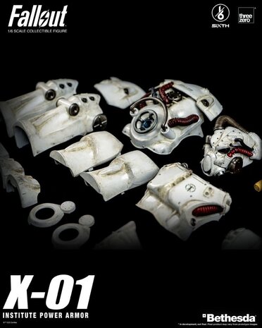 Threezero Fallout FigZero Action Figure 1/6 X-01 Institute Power Armor 37 cm Threezero Fallout FigZero Action Figure 1/6 X-01 Institute Power Armor 37 cm