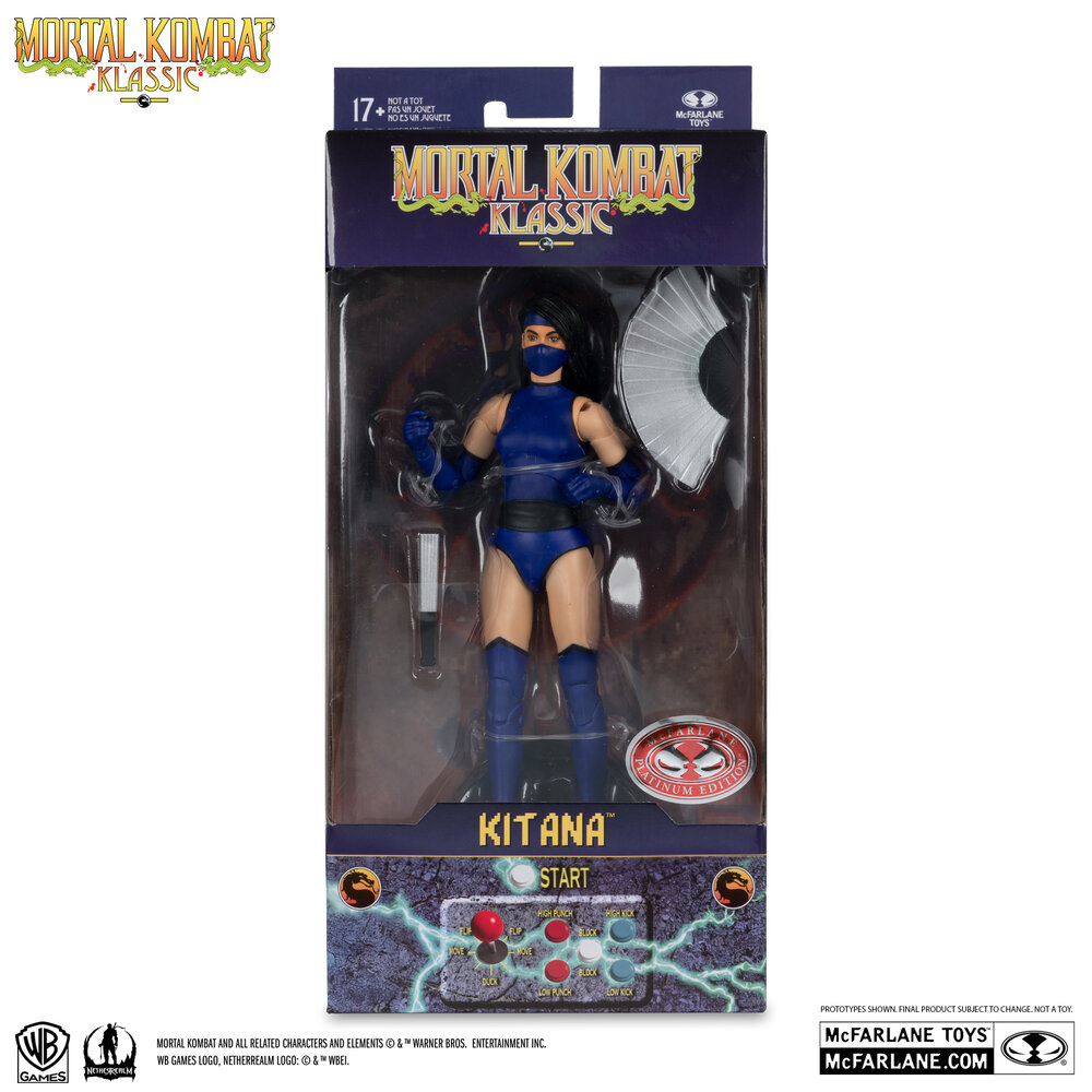 McFarlane Toys Mortal Kombat Klassiks Action Figure Kitana (Platinum) 18 cm McFarlane Toys Mortal Kombat Klassiks Action Figure Kitana (Platinum) 18 cm