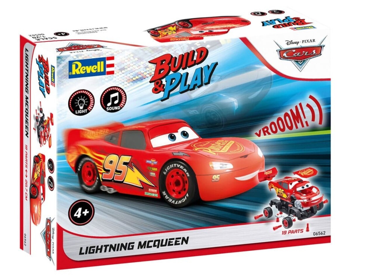 Revell Cars Model Kit 1/20 Lightning McQueen 20 cm Revell Cars Model Kit 1/20 Lightning McQueen 20 cm