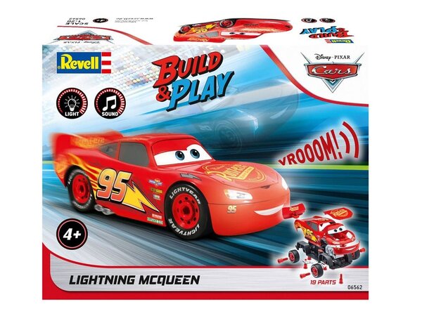 Revell Cars Model Kit 1/20 Lightning McQueen 20 cm Revell Cars Model Kit 1/20 Lightning McQueen 20 cm