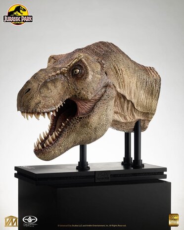 Elite Creature Collectibles Jurassic Park 1/2 Statue T-Rex Head 105 cm Elite Creature Collectibles Jurassic Park 1/2 Statue T-Rex Head 105 cm