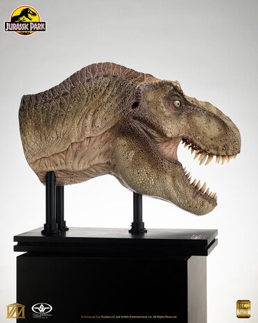 Elite Creature Collectibles Jurassic Park 1/2 Statue T-Rex Head 105 cm Elite Creature Collectibles Jurassic Park 1/2 Statue T-Rex Head 105 cm