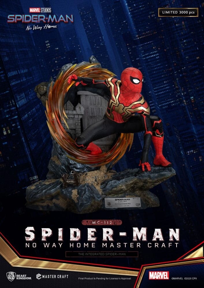 Beast Kingdom Spider-Man: No Way Home Master Craft Statue The Integrated Spider-Man 31 cm Beast Kingdom Spider-Man: No Way Home Master Craft Statue The Integrated Spider-Man 31 cm