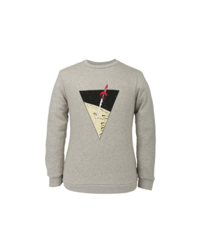 Tintinimaginatio Tintin Fusée Gris Clair Sweat-Shirt Tintinimaginatio Tintin Fusée Gris Clair Sweat-Shirt
