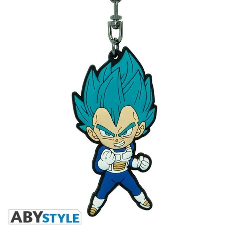 ABY Style Dragon Ball Super Vegeta Saiyan Blue Keychain ABY Style Dragon Ball Super Vegeta Saiyan Blue Keychain