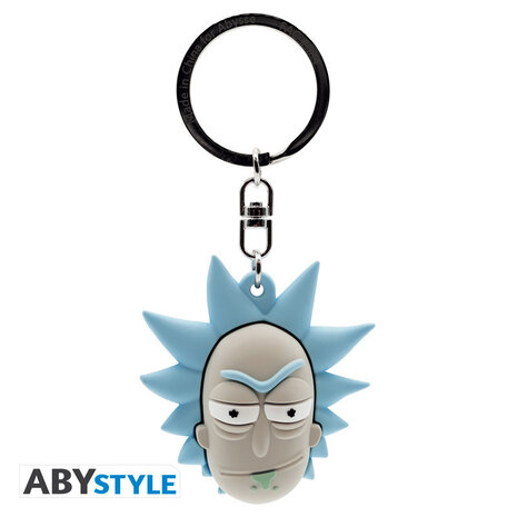 ABY Style Rick and Morty Rick Sanchez 3D Sleutelhanger ABY Style Rick and Morty Rick Sanchez 3D Sleutelhanger