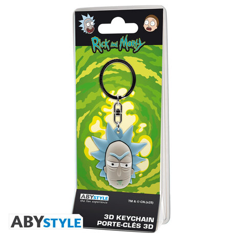 ABY Style Rick and Morty Rick Sanchez 3D Sleutelhanger ABY Style Rick and Morty Rick Sanchez 3D Sleutelhanger