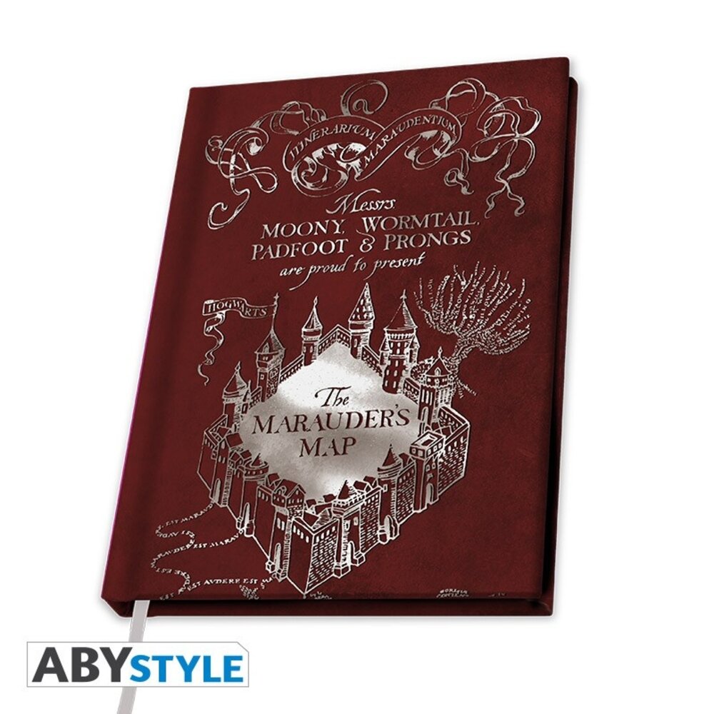 Harry Potter Marauder's Map A5 Notebook - Planet Fantasy