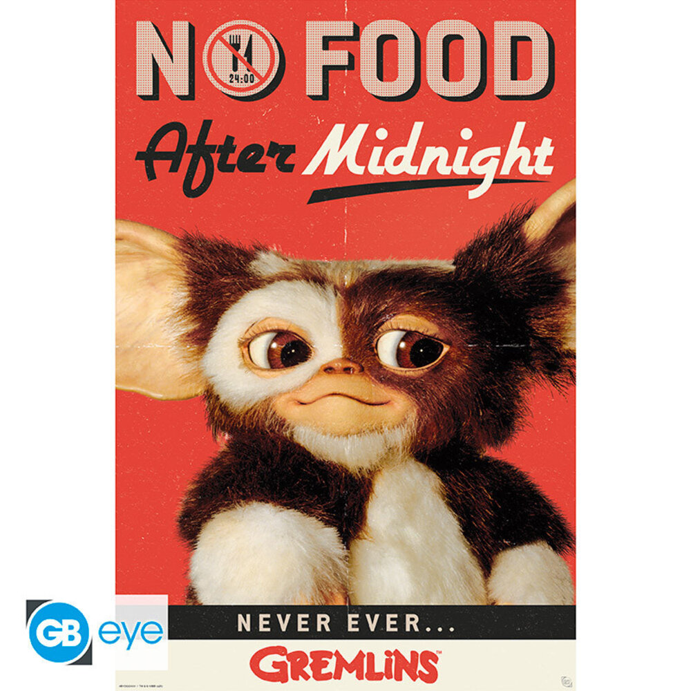 ABY Style Gremlins No Food after Midnight 91.5 x 61 cm ABY Style Gremlins No Food after Midnight 91.5 x 61 cm