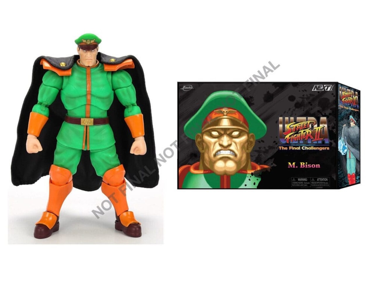 Jada Toys Ultra Street Fighter II: The Final Challengers Action Figure 1/12 M. Bison Deluxe 15 cm