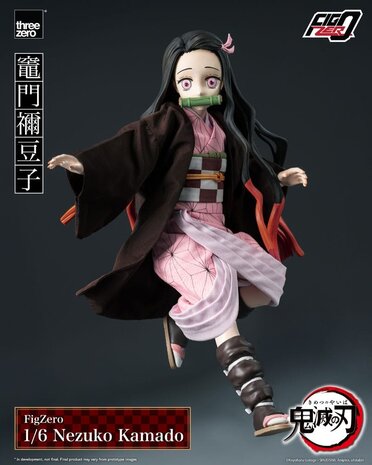 Threezero Demon Slayer: Kimetsu no Yaiba FigZero Action Figure 1/6 Nezuko Kamado 26 cm Threezero Demon Slayer: Kimetsu no Yaiba FigZero Action Figure 1/6 Nezuko Kamado 26 cm