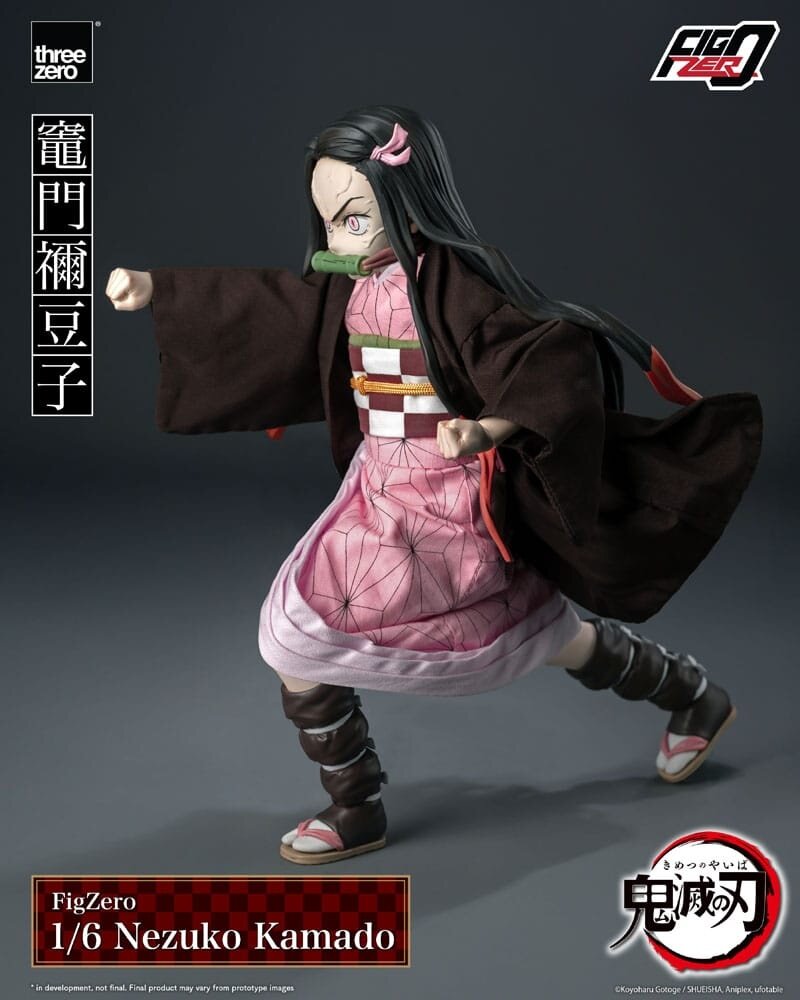 Threezero Demon Slayer: Kimetsu no Yaiba FigZero Action Figure 1/6 Nezuko Kamado 26 cm Threezero Demon Slayer: Kimetsu no Yaiba FigZero Action Figure 1/6 Nezuko Kamado 26 cm