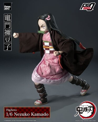 Threezero Demon Slayer: Kimetsu no Yaiba FigZero Action Figure 1/6 Nezuko Kamado 26 cm Threezero Demon Slayer: Kimetsu no Yaiba FigZero Action Figure 1/6 Nezuko Kamado 26 cm