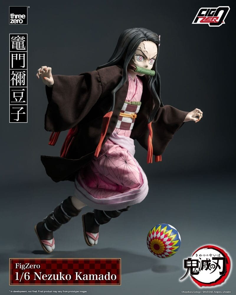 Threezero Demon Slayer: Kimetsu no Yaiba FigZero Action Figure 1/6 Nezuko Kamado 26 cm Threezero Demon Slayer: Kimetsu no Yaiba FigZero Action Figure 1/6 Nezuko Kamado 26 cm