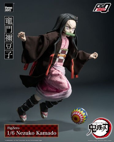 Threezero Demon Slayer: Kimetsu no Yaiba FigZero Action Figure 1/6 Nezuko Kamado 26 cm Threezero Demon Slayer: Kimetsu no Yaiba FigZero Action Figure 1/6 Nezuko Kamado 26 cm
