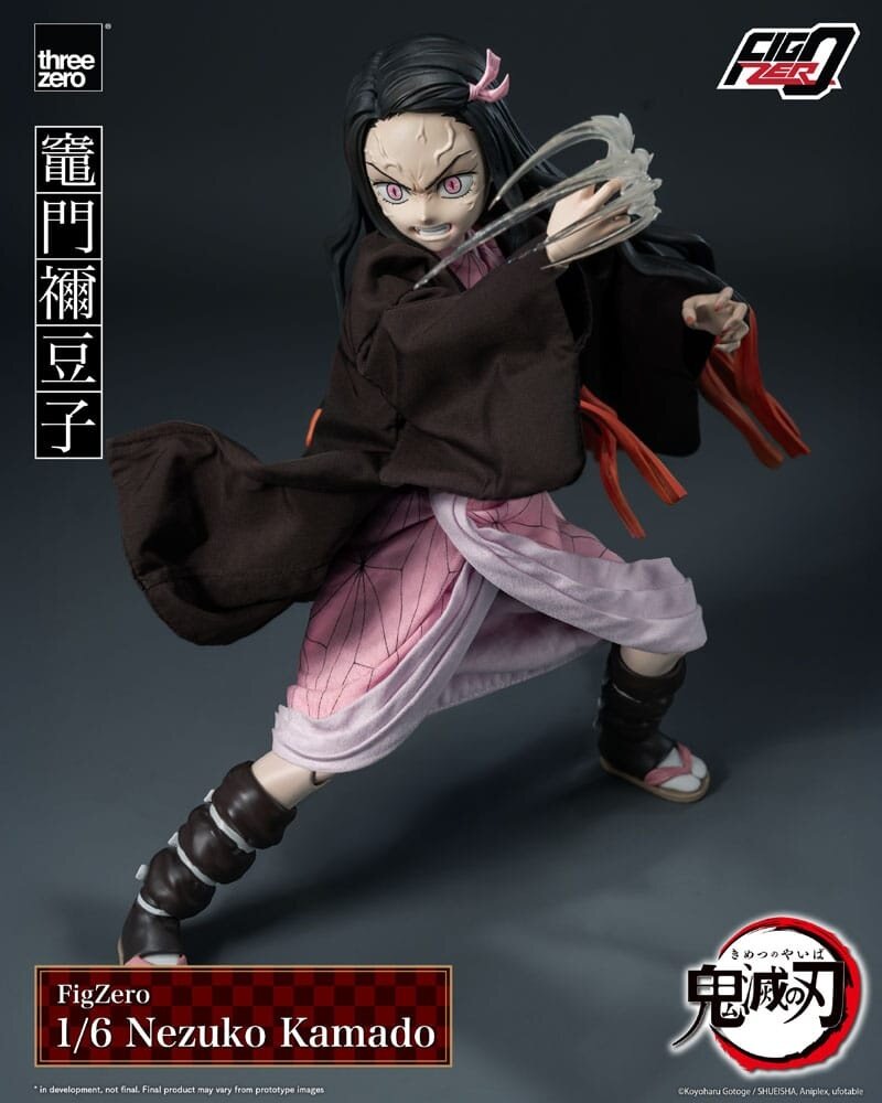 Threezero Demon Slayer: Kimetsu no Yaiba FigZero Action Figure 1/6 Nezuko Kamado 26 cm Threezero Demon Slayer: Kimetsu no Yaiba FigZero Action Figure 1/6 Nezuko Kamado 26 cm