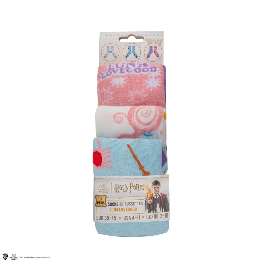 Cinereplicas Harry Potter Luna Lovegood Sokken (3x) Cinereplicas Harry Potter Luna Lovegood Sokken (3x)