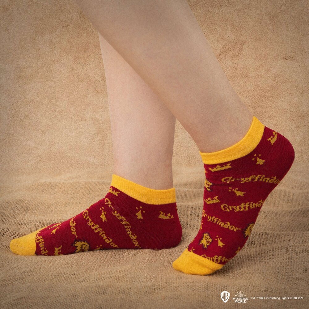 Cinereplicas Harry Potter Gryffindor Ankle Socks (3 stuks)