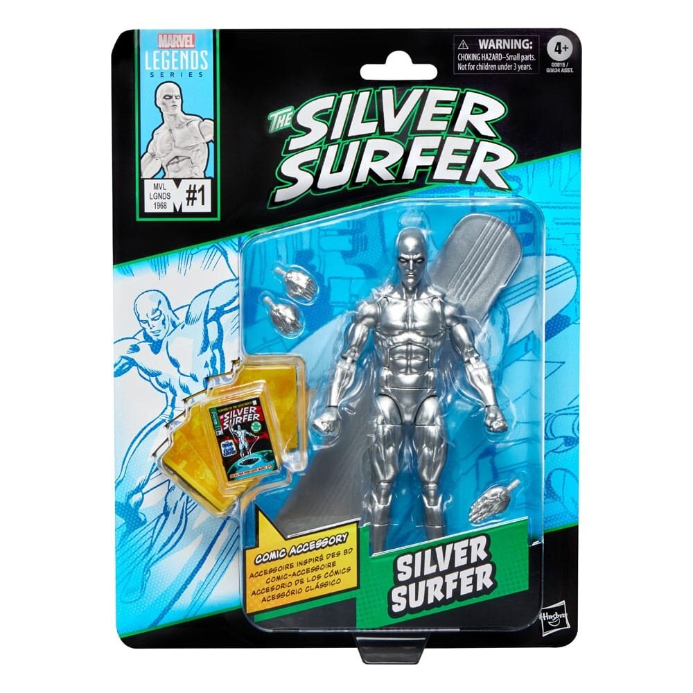 Hasbro The Silver Surfer Marvel Legends Action Figure Silver Surfer 15 cm