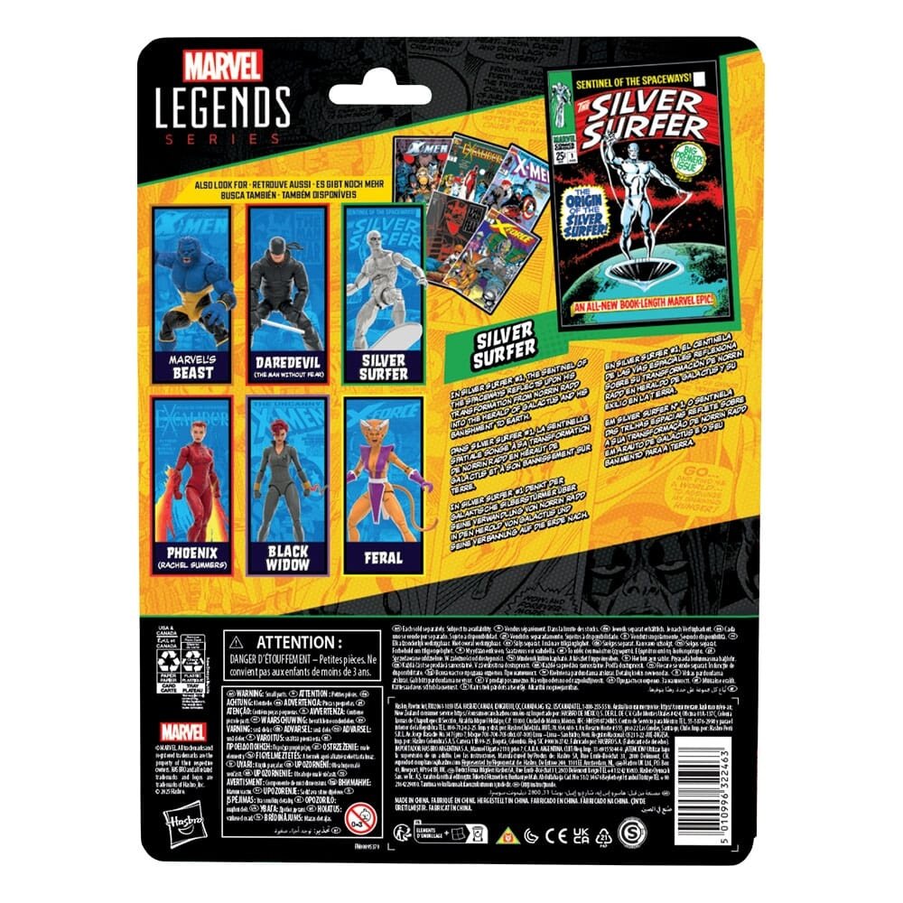 Hasbro The Silver Surfer Marvel Legends Action Figure Silver Surfer 15 cm